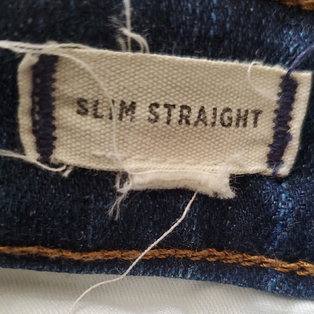 Madewell Slim  Classic Blue Straight Leg Jeans Size 26 - Picture 12 of 14